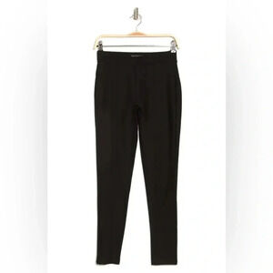 KAY UNGER Seam Front Ponté Pants In Black Size Medium NWOT